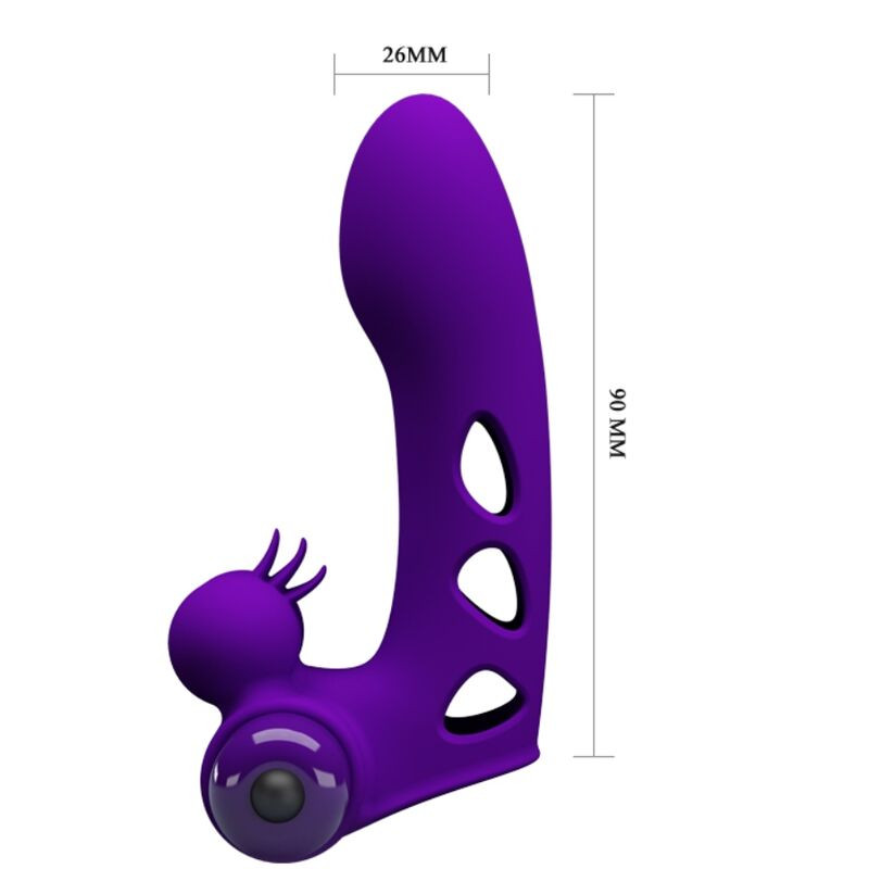 Pretty Love - Couvercle De Doigt Vibrateur Orlando Violet - Image 5