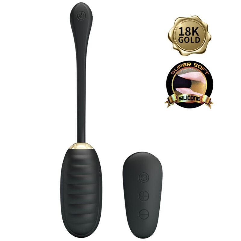 PRETTY LOVE - DOREEN LUXURY RECHARGEABLE VIBRATING EGG BLACK REMOTE CONTROL - Image 2