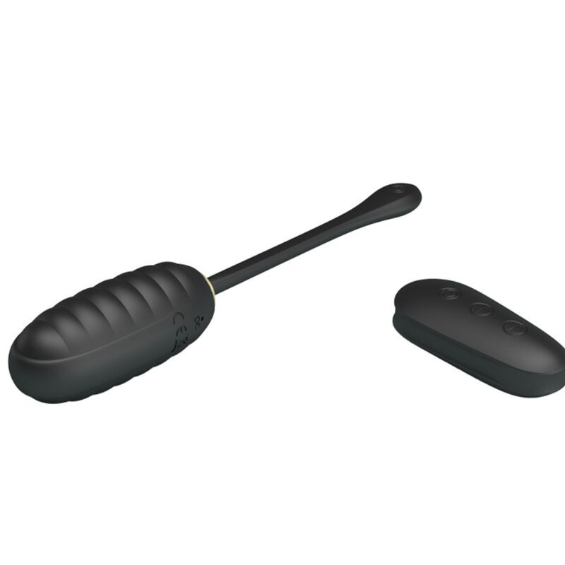 PRETTY LOVE - DOREEN LUXURY RECHARGEABLE VIBRATING EGG BLACK REMOTE CONTROL - Image 3