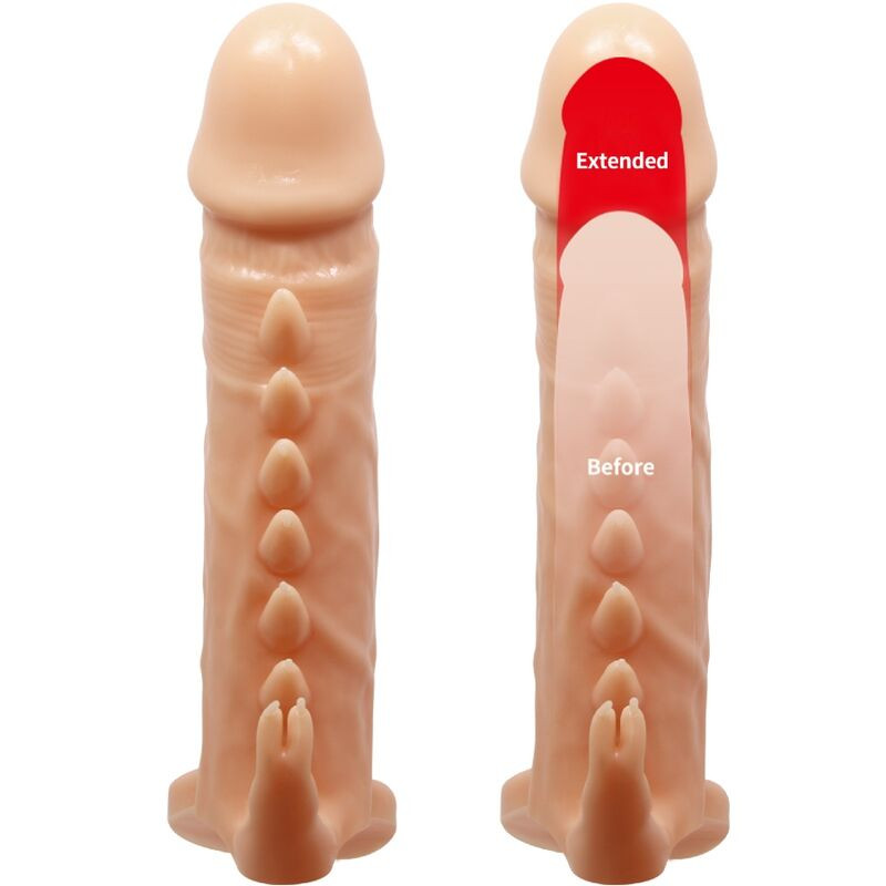PRETTY LOVE - EMMIT PENIS SLEEVE + CLITORIS STIMULATOR FLESH - Image 3