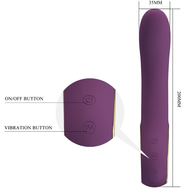 Pretty Love - Ethan Vibrateur Rechargeable Violet - Image 4