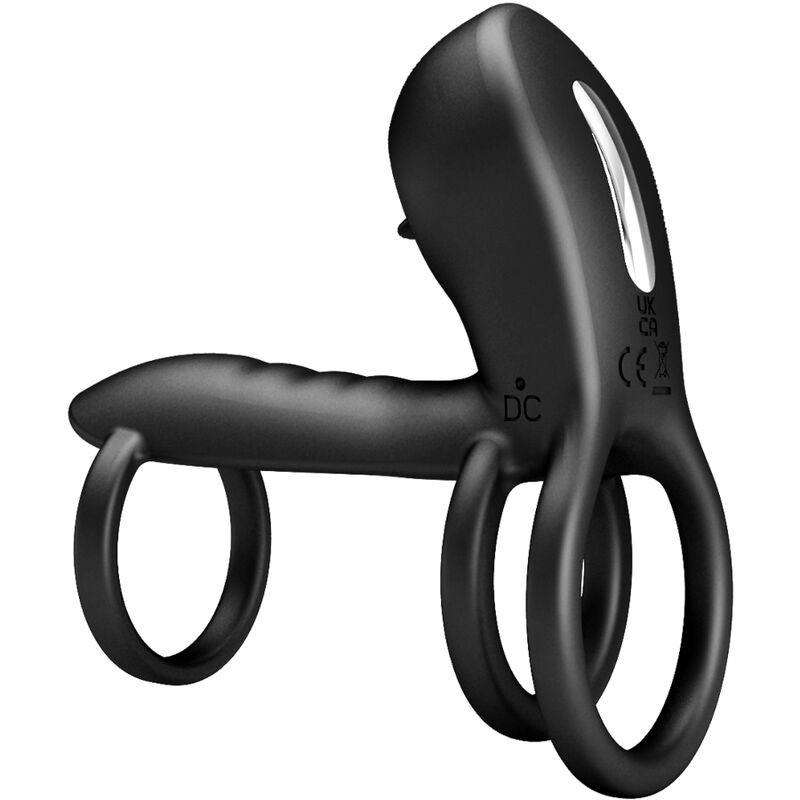 Pretty Love - Jammy Penis Sheath 12 Vibrations With Rechargeable Silicone Tongue - Image 2