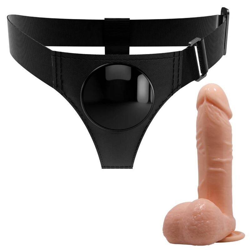 Pretty Love - Harnais Slips Harnais Universel Avec Gode Tom 20 Cm Naturel - Image 2