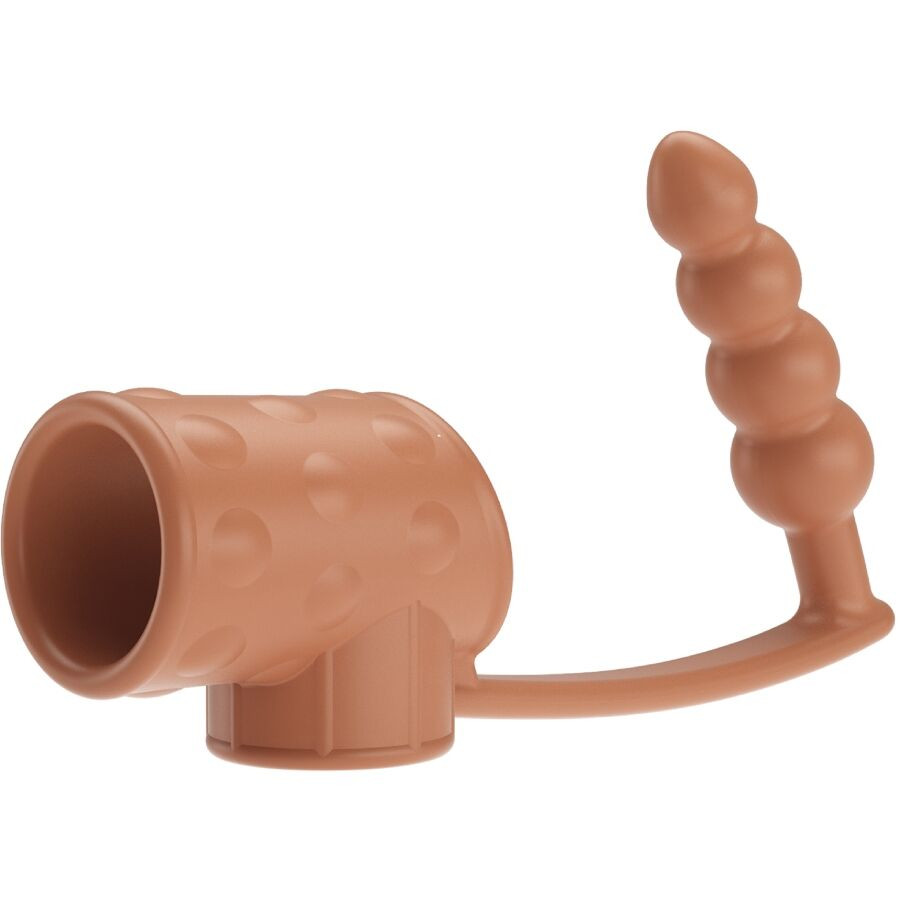 Pretty Love - Manchon Pénis Avec Plug Anal Naturel - Image 2