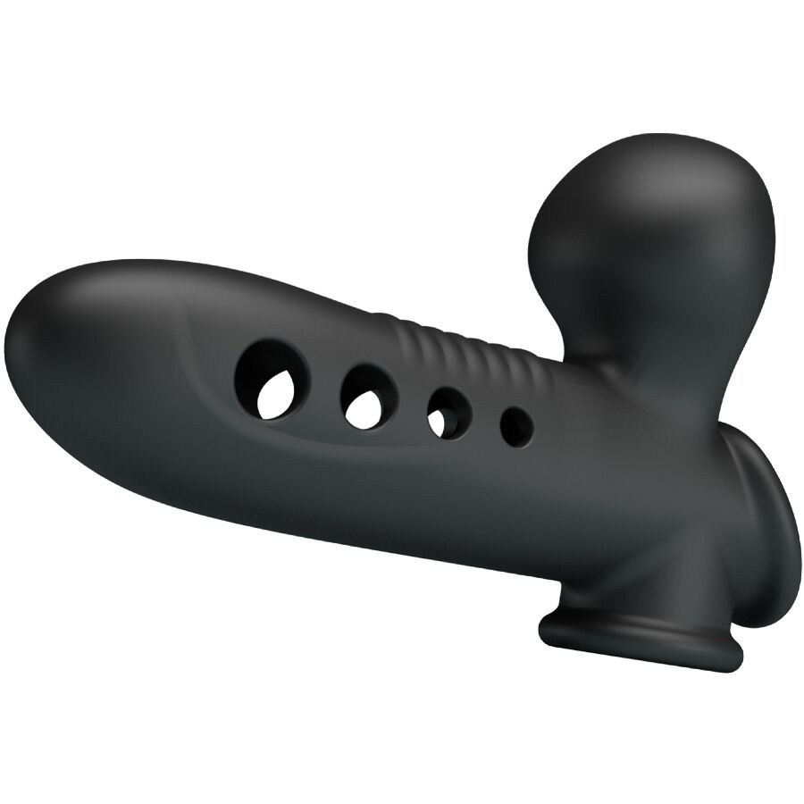 Pretty Love - Crane Penis Sleeve With Airbag Black - Image 2