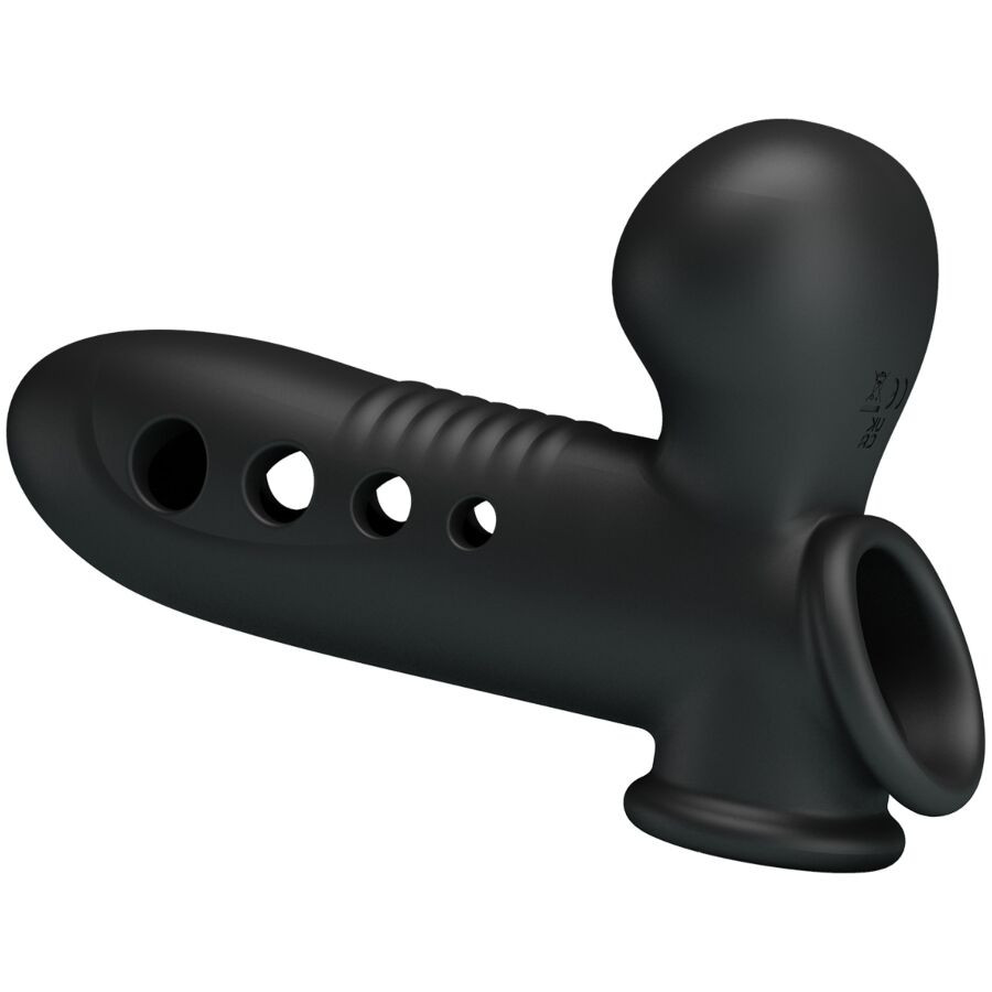 Pretty Love - Crane Penis Sleeve With Airbag Black - Image 3