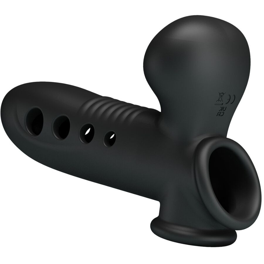 Pretty Love - Crane Penis Sleeve With Airbag Black - Image 4