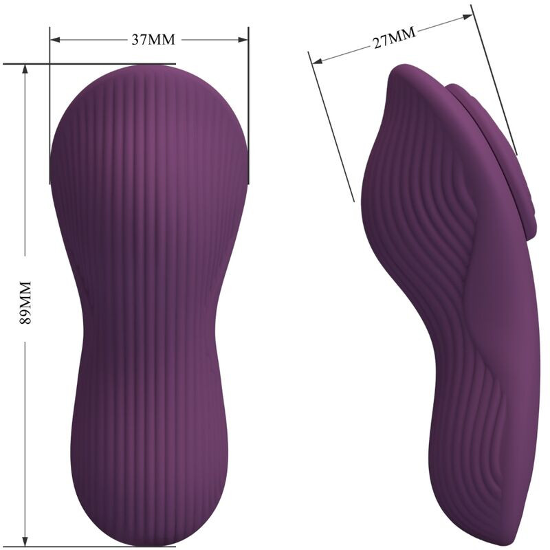 Pretty Love - Mane Lay On Masseur De Clitoris 10 Vibrations Télécommande Violet - Image 4