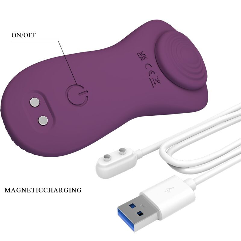 Pretty Love - Mane Lay On Masseur De Clitoris 10 Vibrations Télécommande Violet - Image 5