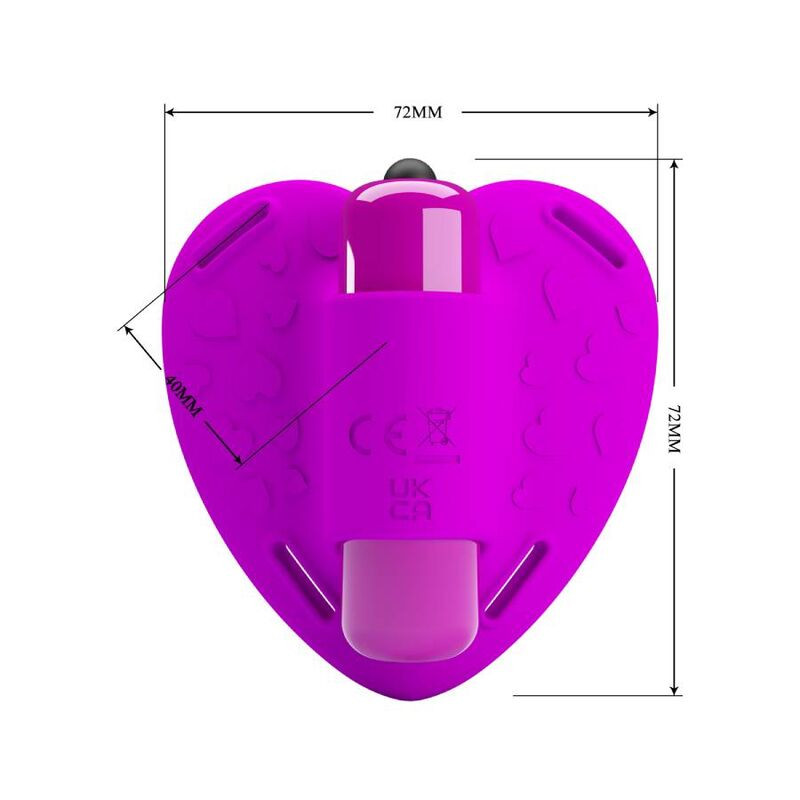 Pretty Love - Masseur De Clitoris Heartbeat 10 Modes De Vibration Violet - Image 5