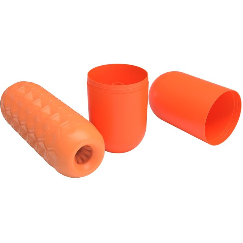 PRETTY LOVE - TWIN BALLS MALE MASTURBATOR ORANGE - Image 2