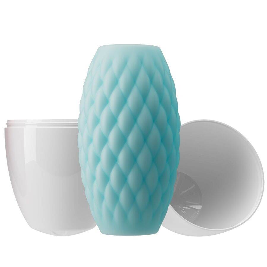 Pretty Love - Masturbateur Pour Homme En Silicone Athena Eros Bleu Ciel - Image 4