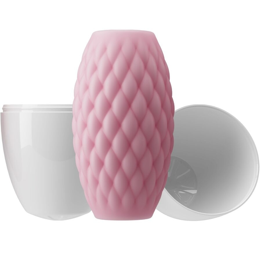 Pretty Love - Athena Eros Silicone Male Masturbator Pink - Image 3