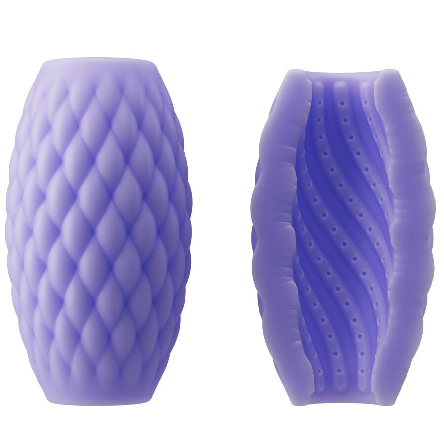 Pretty Love - Masturbateur Pour Homme En Silicone Athena Eros Violet - Image 2