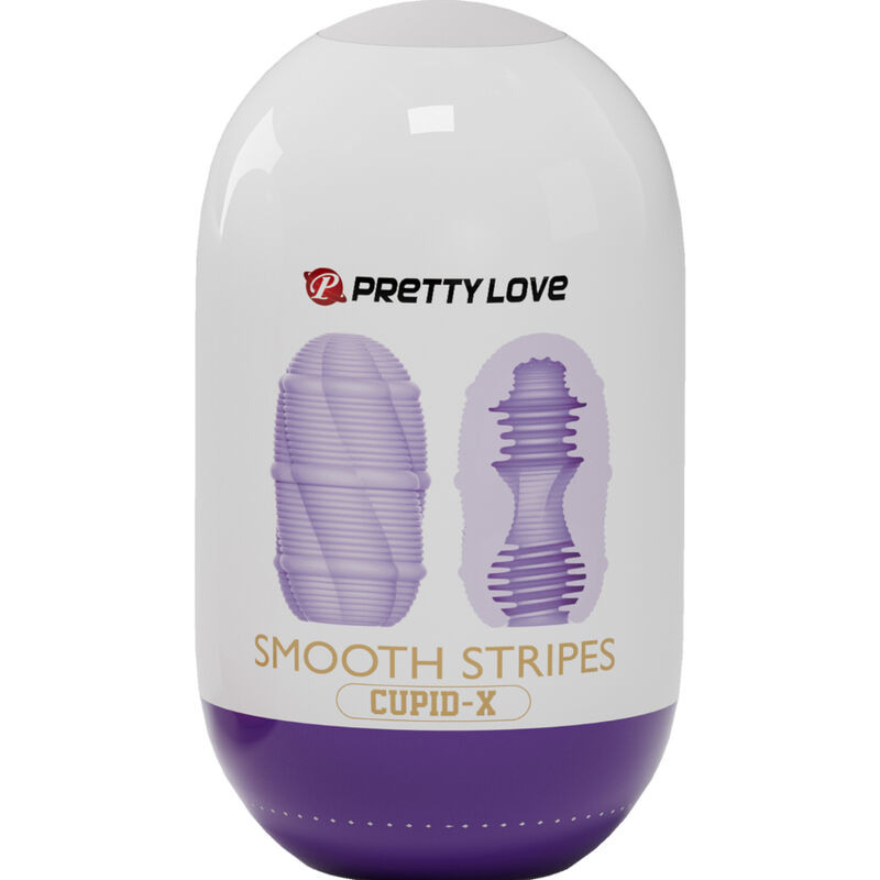 Pretty Love - Oeuf Masturbateur Cupid  Rayures Lisses - Image 5