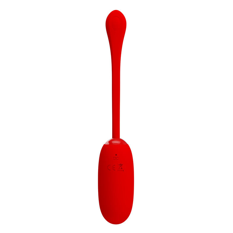 Pretty Love - Oeuf Vibrant Julius Imperméable-Rechargeable Rouge - Image 3