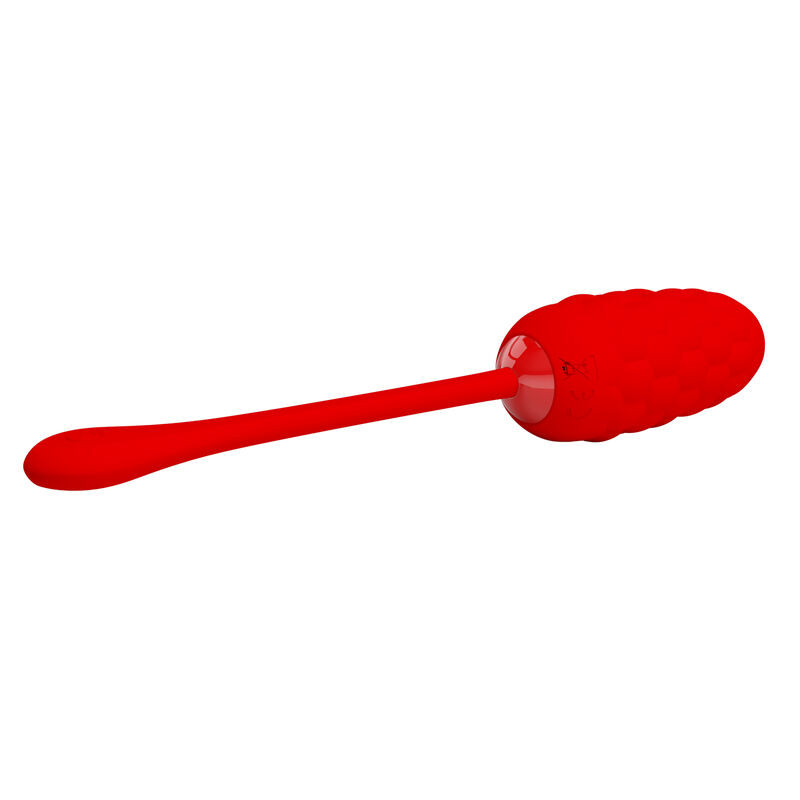 Pretty Love - Oeuf Vibrant  Texture Marine Rechargeable Rouge - Image 3