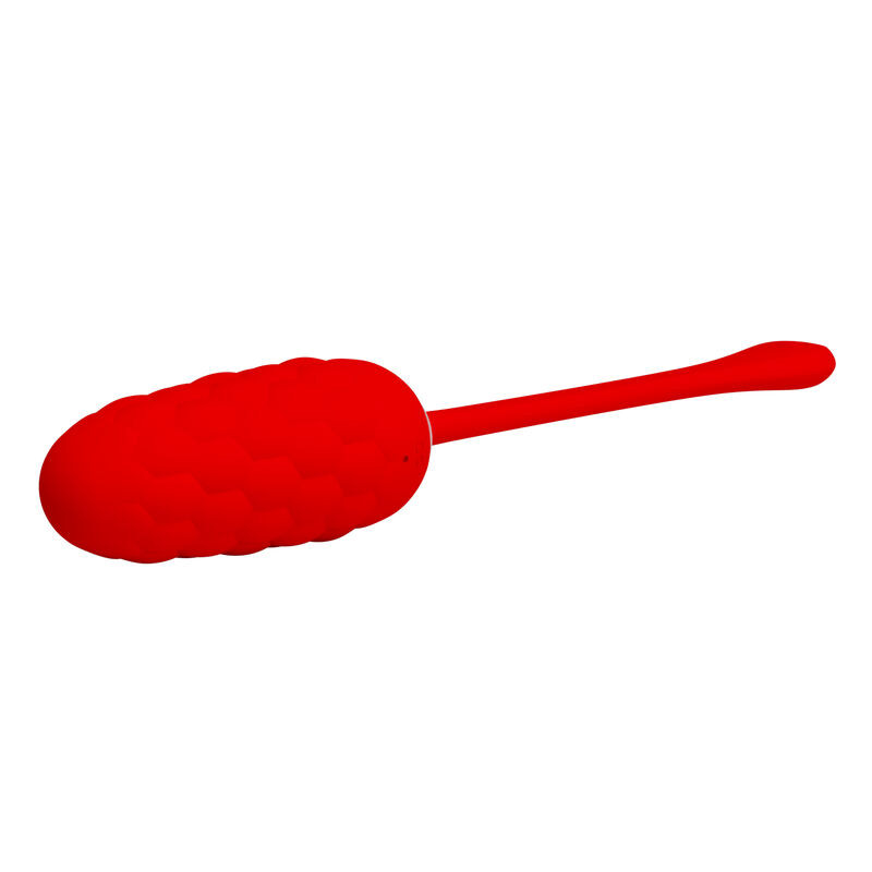 Pretty Love - Oeuf Vibrant  Texture Marine Rechargeable Rouge - Image 4