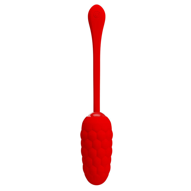 Pretty Love - Oeuf Vibrant  Texture Marine Rechargeable Rouge - Image 5