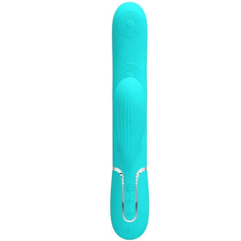 Pretty Love - Perlita Vibrateur Multifonction 3 En 1 Point G Vert Aqua - Image 2