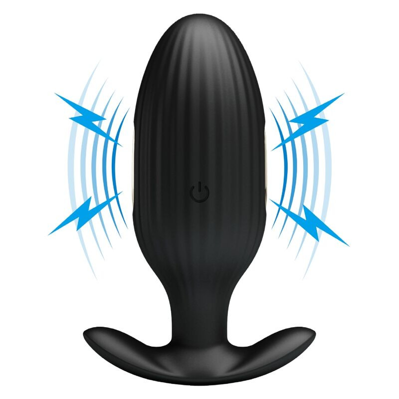 Pretty Love - Jefferson App Controlled Anal Plug Black - Image 3