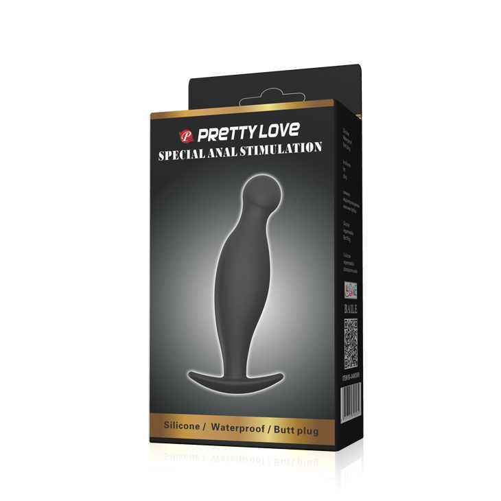 Pretty Love - Plug Anal En Silicone E 11.7 Cm Noir - Image 5