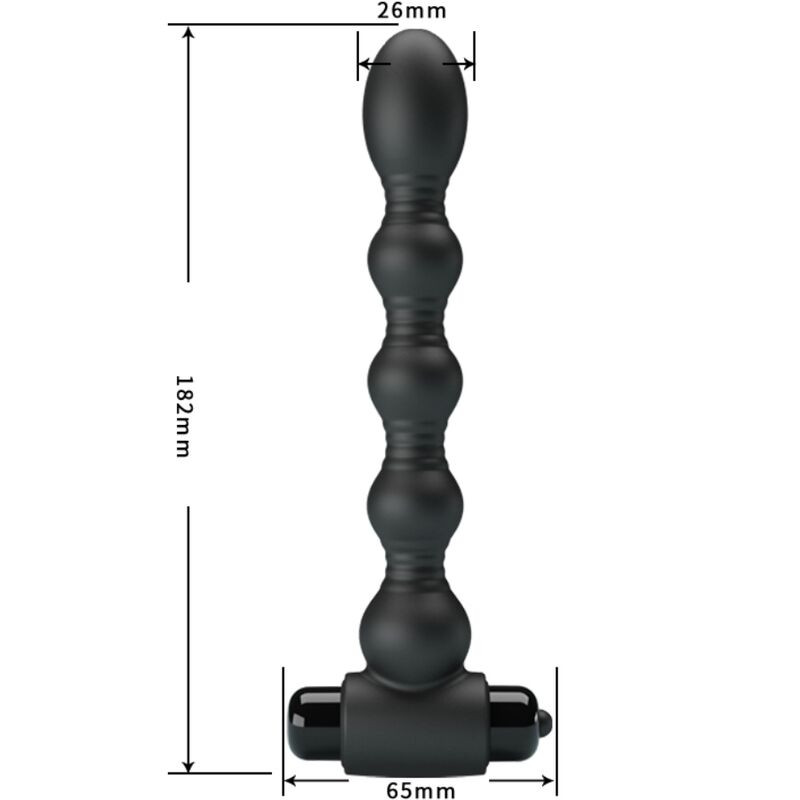 Pretty Love - Plug Anal Lynn Silicone 10 Vibrations Noir - Image 3