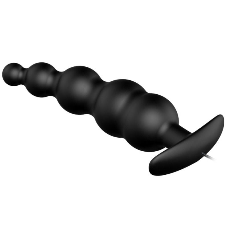 PRETTY LOVE - ANAL PLUG SILICONE EXTRA STIMULATION AND 12 VIBRATION MODES BLACK REMOTE CONTROL - Image 3