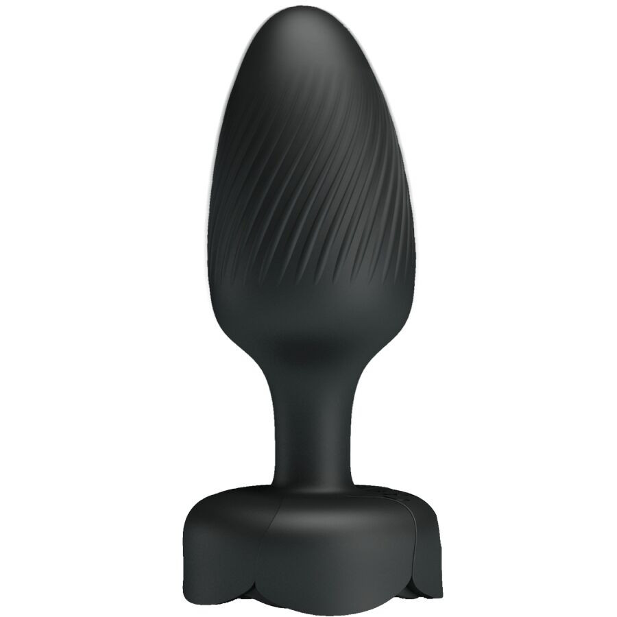 Pretty Love - Plug Anal Varian Avec Lumière Led Noir 10,8 Cm - Image 2
