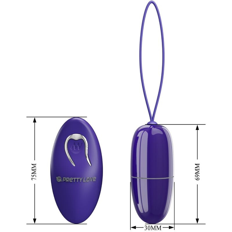 Pretty Love - Selkie Youth Mini Oeuf Vibrant Télécommande Violet - Image 5