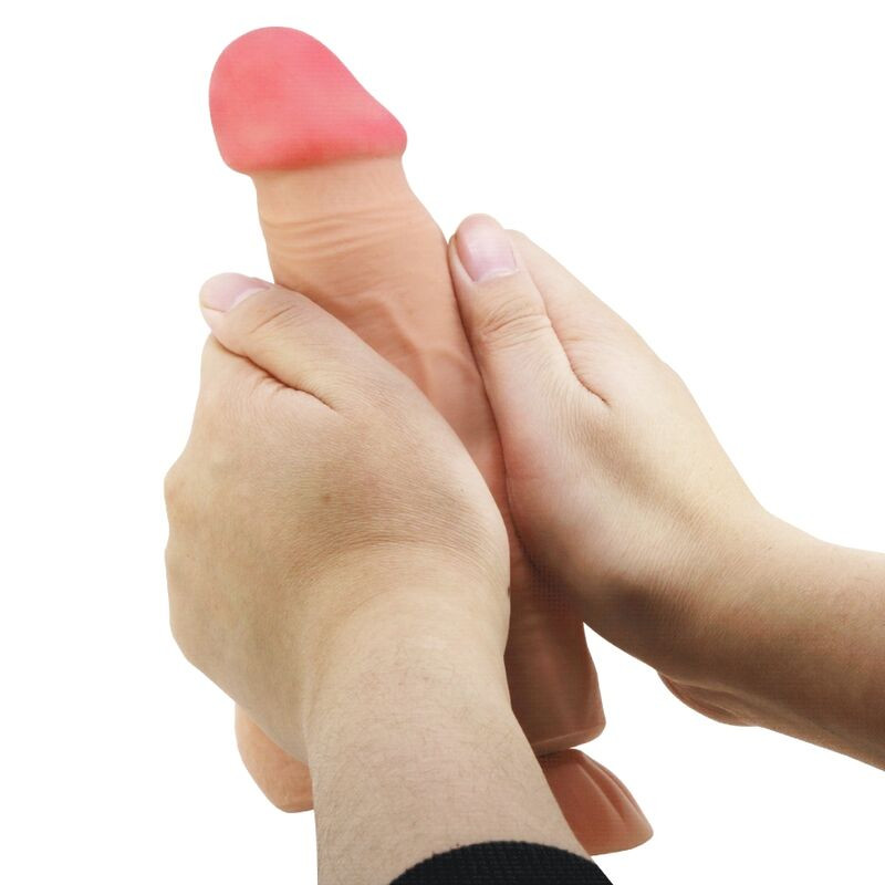 Pretty Love - Sliding Skin Realistische Dildo Met Suction Cup Sliding Skin Afstandsbediening Flesh 21,8 Cm - Image 3