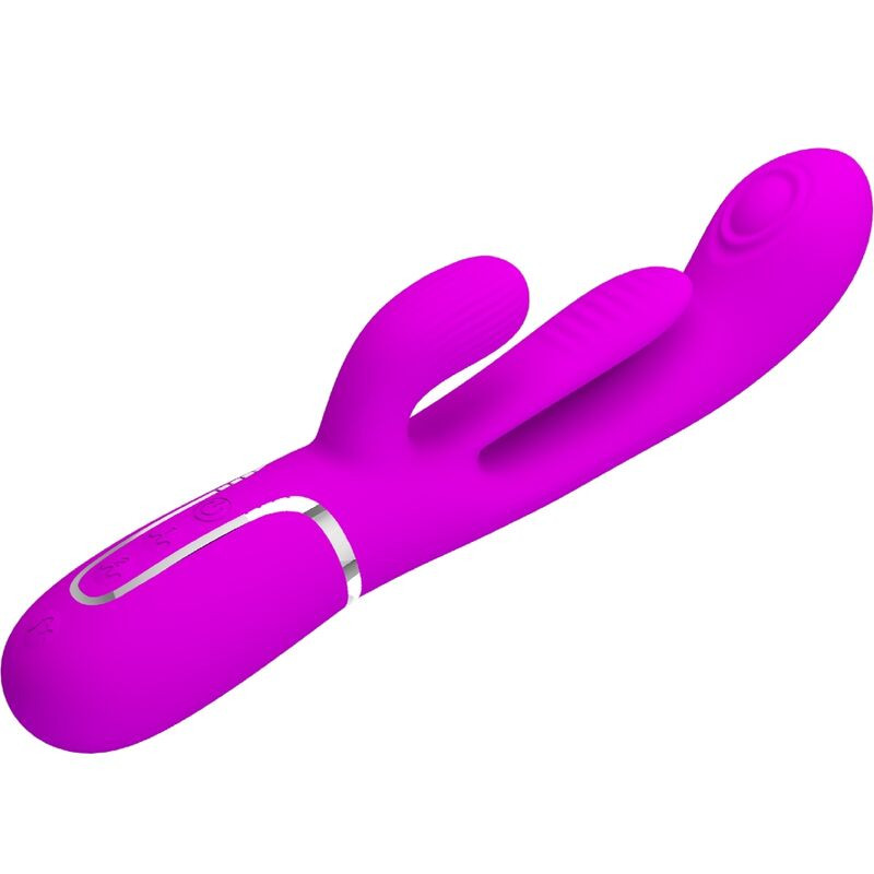 Pretty Love - Shania Triple Rabbit Vibrateur Multifonction Rose - Image 3