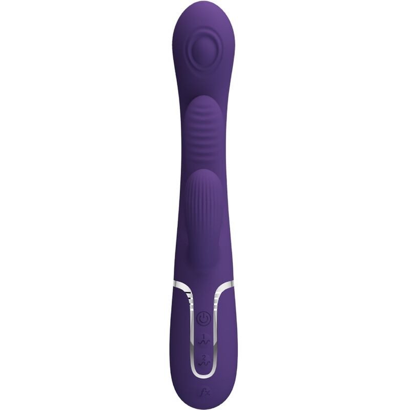 Pretty Love - Shania Triple Rabbit Vibrateur Multifonction Violet - Image 3