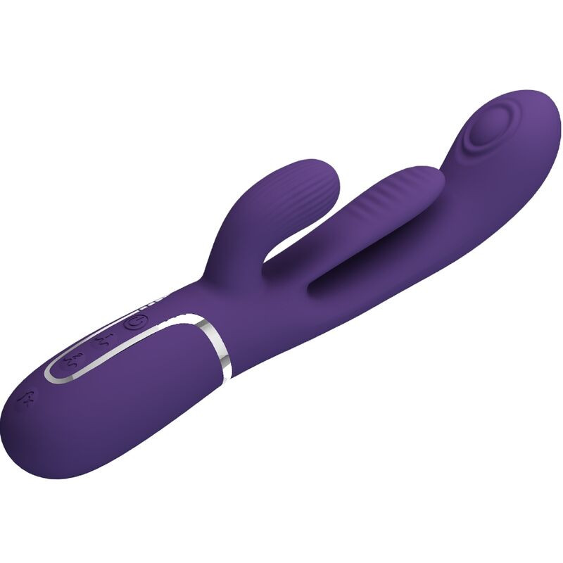 Pretty Love - Shania Triple Rabbit Vibrateur Multifonction Violet - Image 4