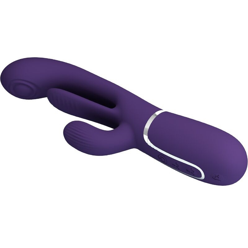 Pretty Love - Shania Triple Rabbit Vibrateur Multifonction Violet - Image 5