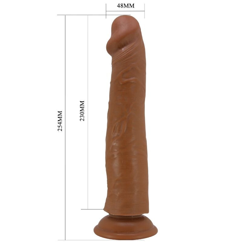 Pretty Love - Sharife Realistic Dildo 25 Cm Brown - Image 5