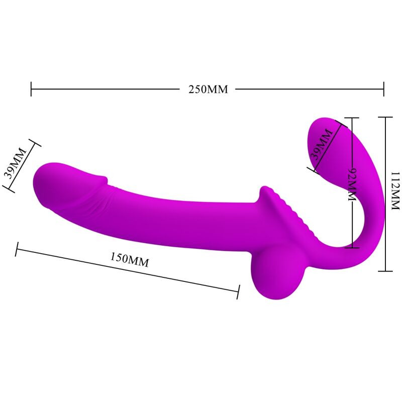 Pretty Love - Stimulateur Double Strap-On Kelpie Violet - Image 4