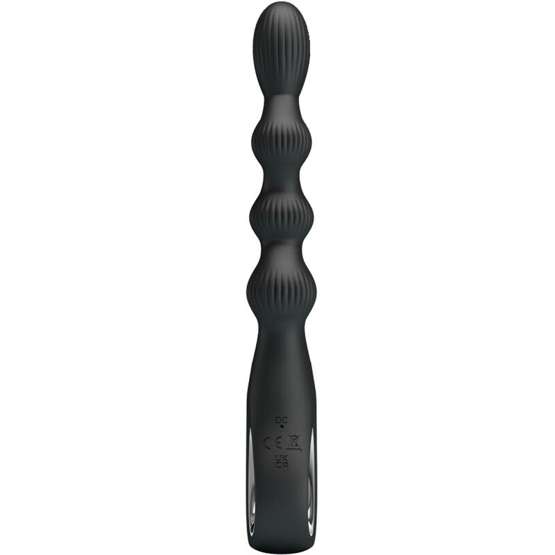 Pretty Love - Vibrateur Anal Federer 12 Vibrations Noir - Image 2
