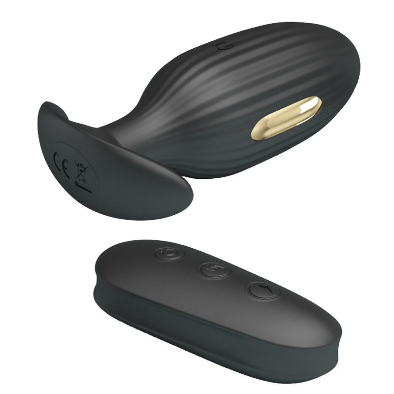 Pretty Love - Vibrateur Anal Rechargeable Kelly Plug Noir - Image 3