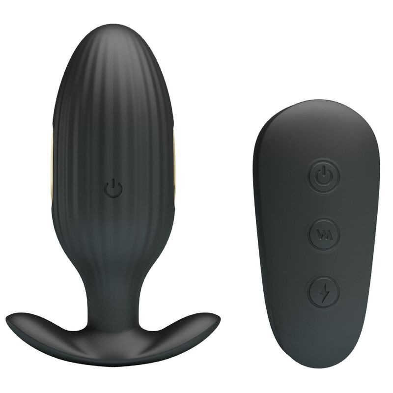 Pretty Love - Vibrateur Anal Rechargeable Kelly Plug Noir - Image 4