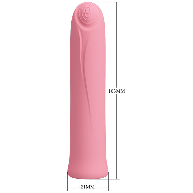 PRETTY LOVE - VIBRATOR CURTIS MINI SUPER POWER 12 VIBRATIES IN ROZE SILICONE - Image 5