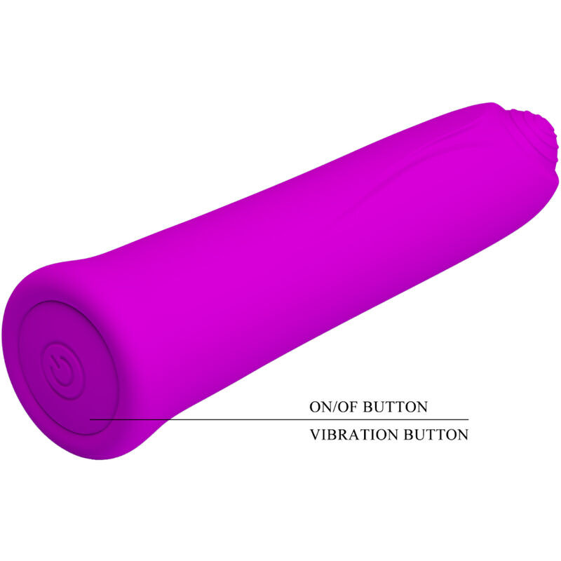 Pretty Love - Vibrator Curtis Mini Super Power 12 Vibraties In Paars Silicone - Image 4