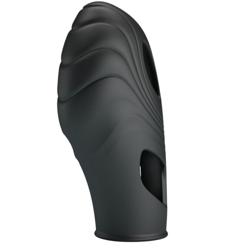 Pretty Love - Vibrateur De Doigt En Silicone Lich Noir - Image 2