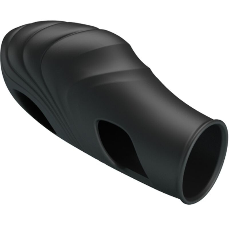 Pretty Love - Vibrateur De Doigt En Silicone Lich Noir - Image 3
