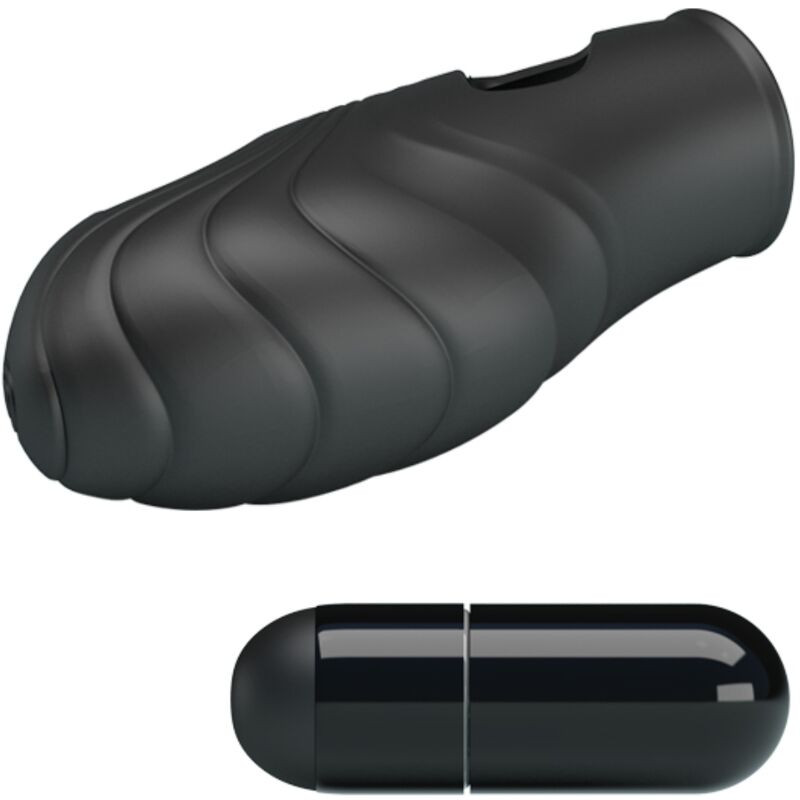 Pretty Love - Vibrateur De Doigt En Silicone Lich Noir - Image 5