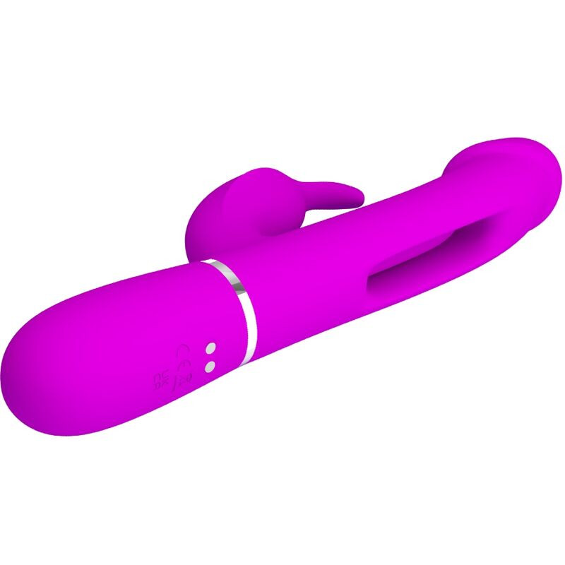 Pretty Love - Vibrateur Dejon Rabbit 3 En 1 Multifonction  Fucsia - Image 4