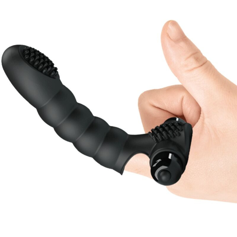 Pretty Love - Vibrateur Doigt Alexander 10 Vibrations Noir - Image 3