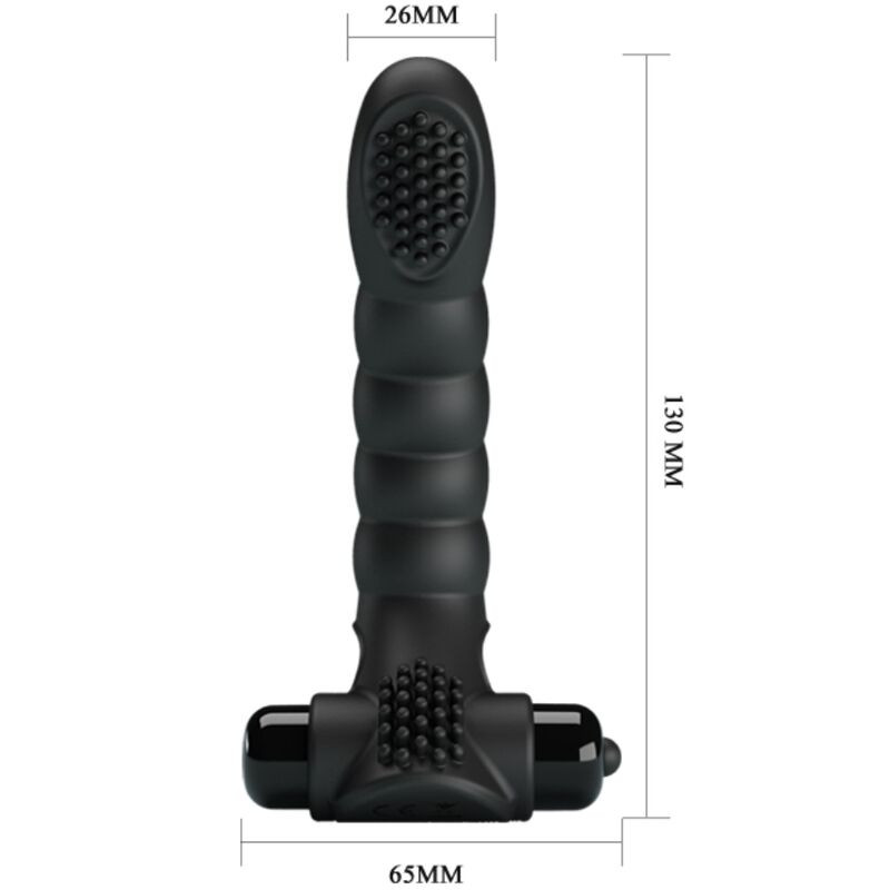 Pretty Love - Vibrateur Doigt Alexander 10 Vibrations Noir - Image 4