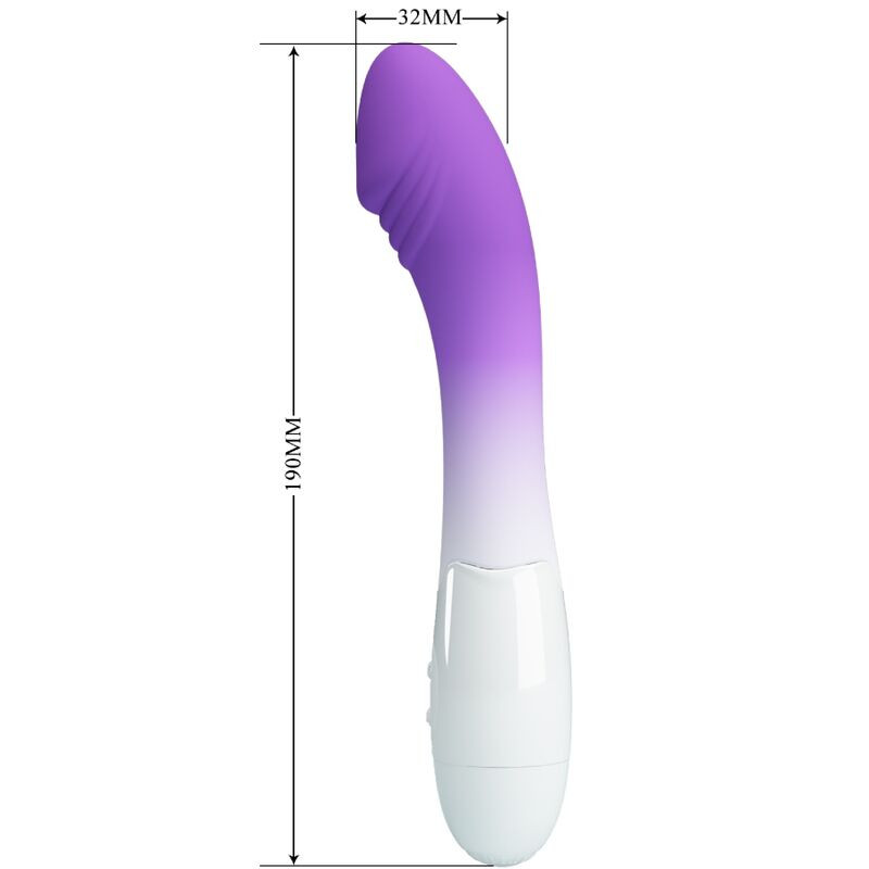 Pretty Love - Vibrateur Elemental Point G 30 Vibrations Violet - Image 3
