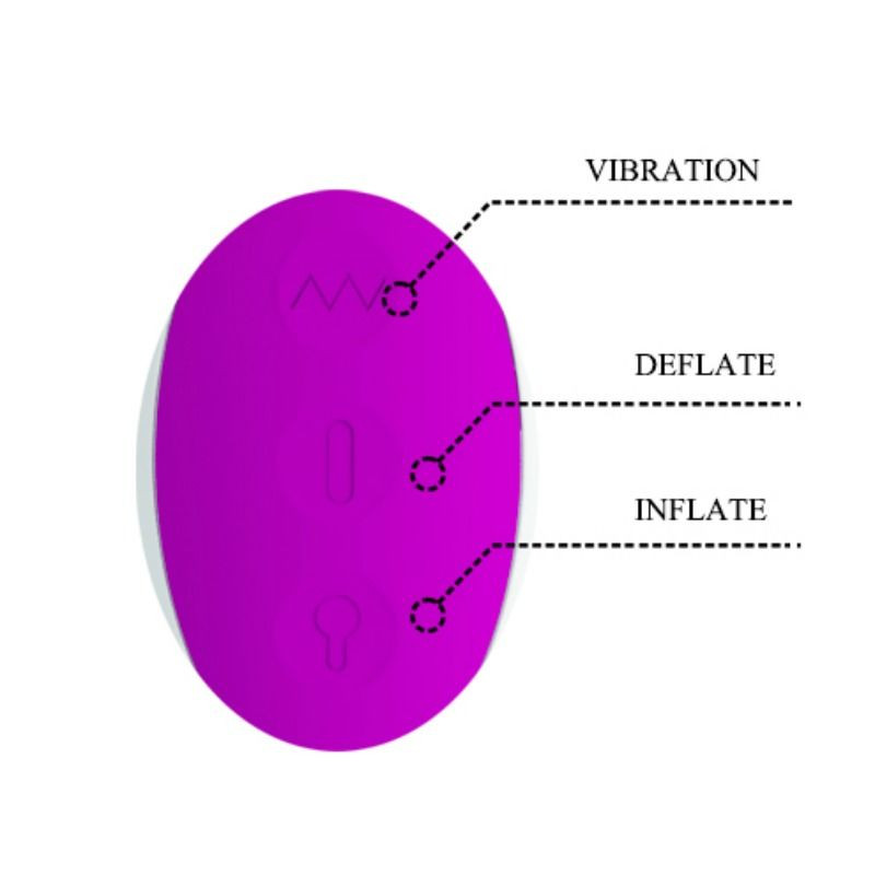 Pretty Love - Dempsey Rechargeable Inflatable Vibrator - Image 5